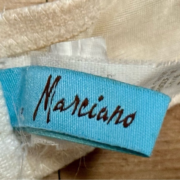 Marciano Jeweled Embellished Push Up Bra 36D Ivory Sister Size 34DD 38C Rare - Picture 9 of 14